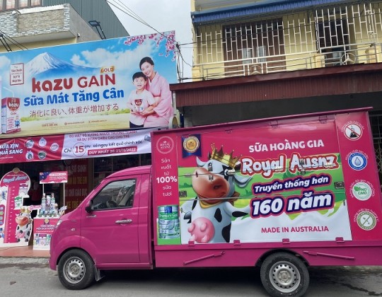 Cùng Trade and show Sữa Hoàng Gia cập bến shop Thơ Vũ - Hải Phòng