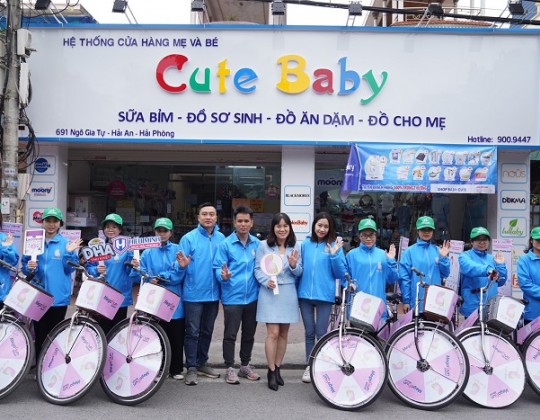 Roadshow hoành tráng tại Cute Baby giới thiệu hội thảo tiền sản lớn nhất Hải Phòng