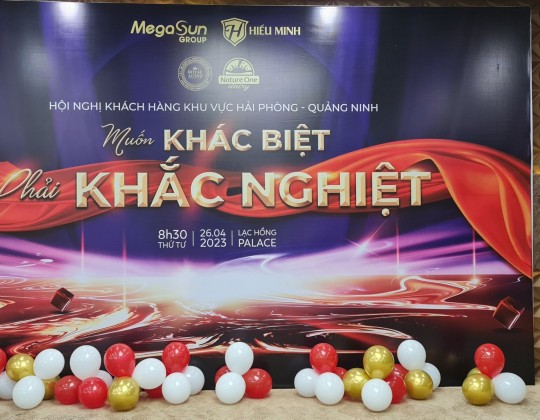 Sữa Hoàng Gia đồng hành cùng Megasun Group tại hội nghị khách hàng khu vực Hải Phòng - Quảng Ninh