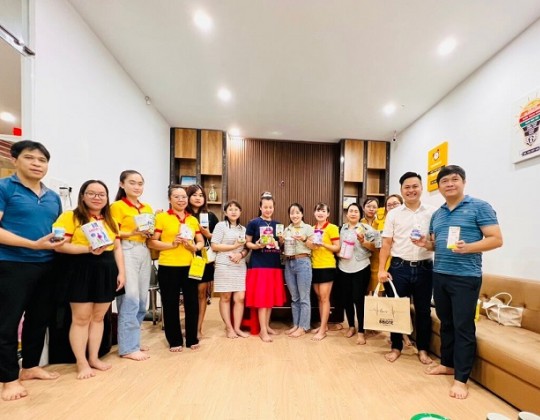 Buổi học đào tạo sản phẩm của Sữa Hoàng Gia Royal Ausnz cùng đối tác Bibione - Vũng Tàu