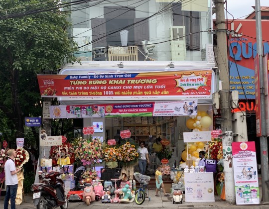 Chương trình đo xương của Sữa Hoàng Gia Royal Ausnz tại shop Baby Family