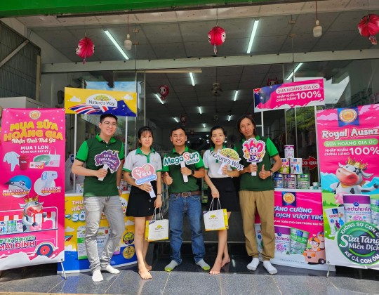 Trade and show của Sữa Hoàng Gia Royal Ausnz bùng nổ mảnh đất Đắk Lắk