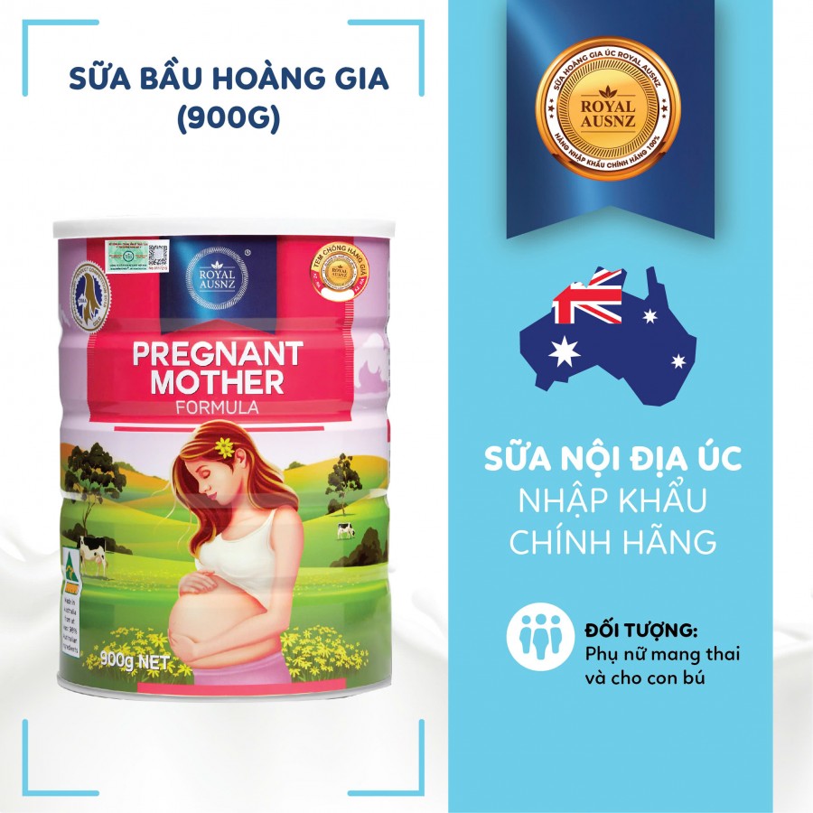 Sữa hoàng gia Úc Pregnant Mother Formula - Dành cho phụ nữ mang thai (900g)