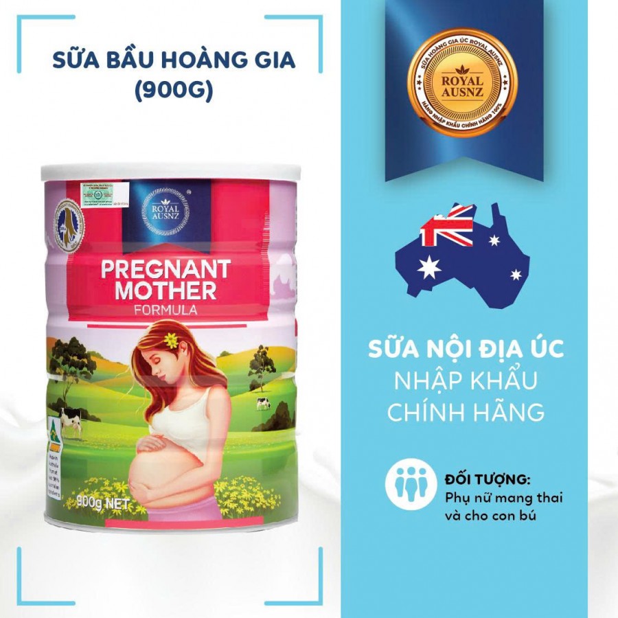 Sữa hoàng gia Úc Pregnant Mother Formula - Dành cho phụ nữ mang thai (900g)
