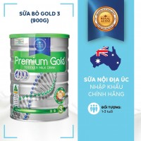 Sữa Hoàng Gia Úc Royal AUSNZ Premium Gold Toddler Milk Drink số 3 - Dành cho trẻ từ 1 - 3 tuổi (900g)