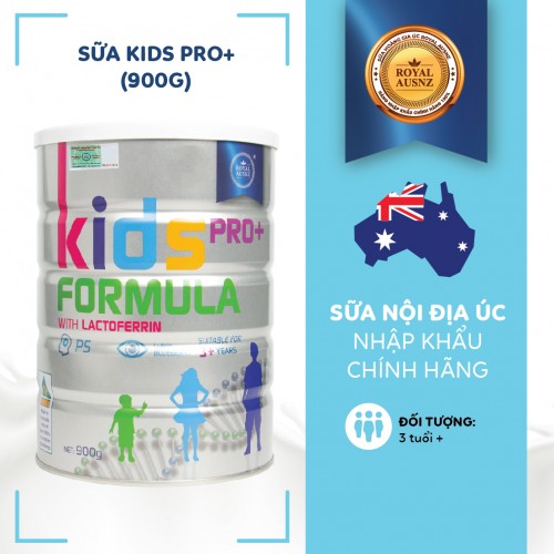 Sữa Hoàng Gia Úc ROYAL AUSNZ Kids Pro+ Formula With Lactoferrin - Bổ sung dưỡng chất cho trẻ từ 3 tuổi