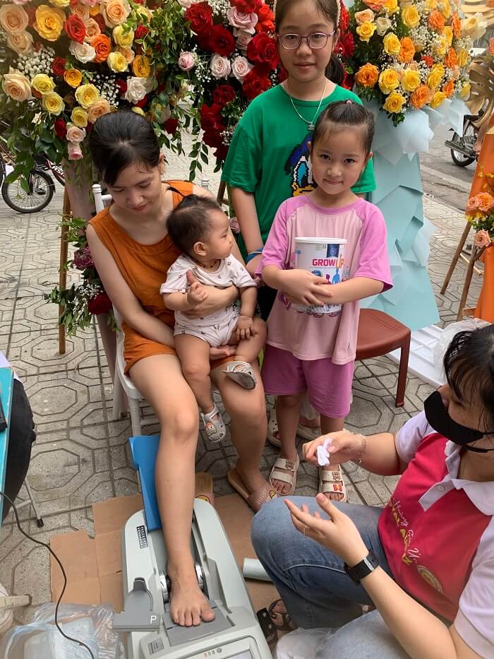 Chương trình đo xương của Sữa Hoàng Gia tại Baby Family