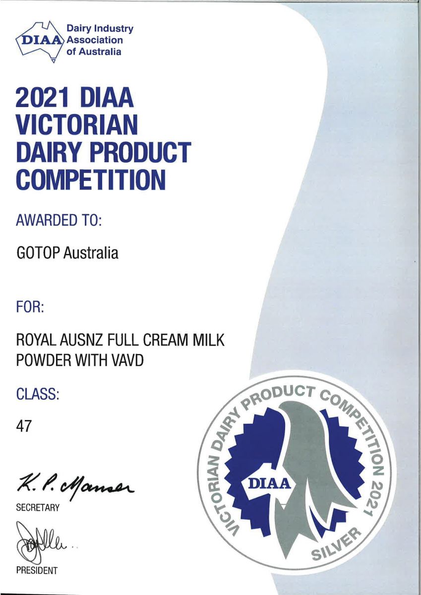 Giải thưởng sữa 2021