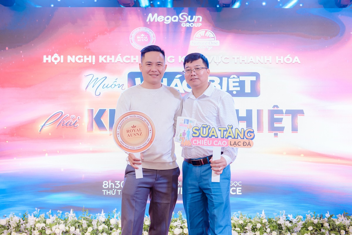 Sữa hoàng gia Úc đồng hành cùng đối tác khu vực Thanh Hóa tại hội thảo “Muốn Khác Biệt phải Khắc Nghiệt” 