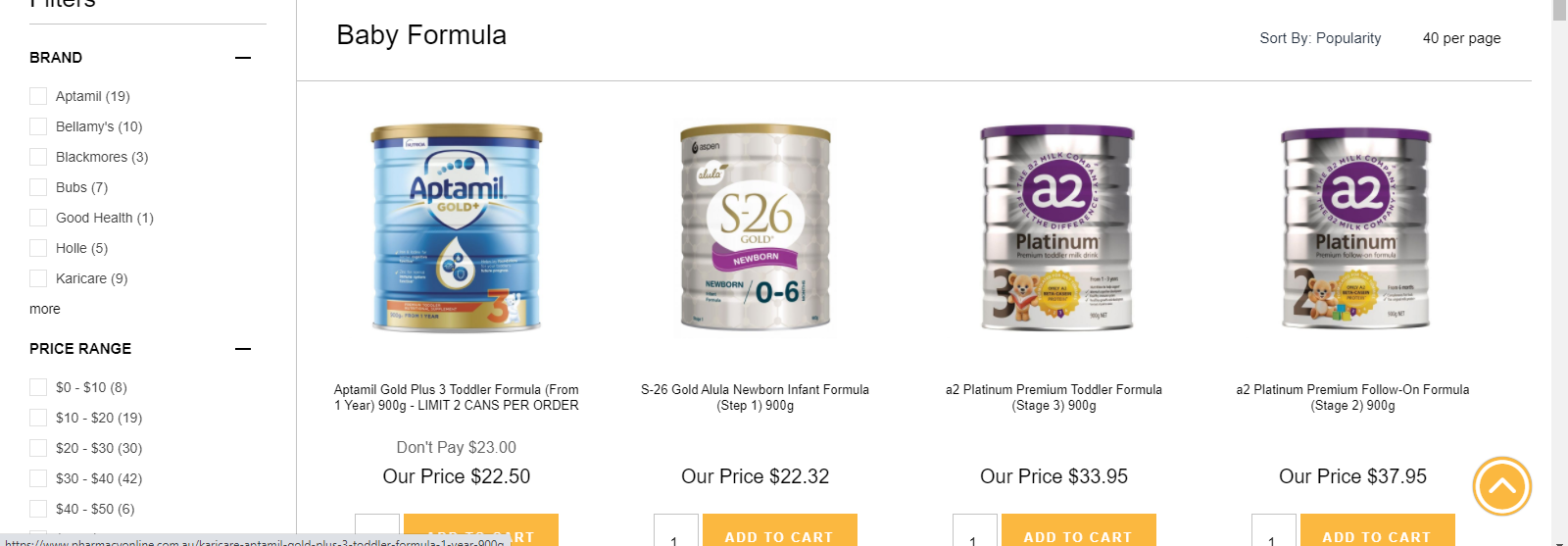 Thương hiệu sữa nổi tiếng góp mặt trên Pharmacy Online