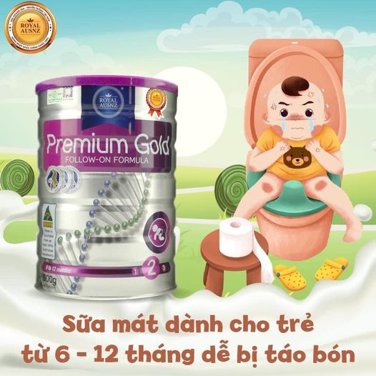 Sữa Premium có công thức đặc biệt giàu GOS giúp bé hấp thu tốt và khỏe mạnh