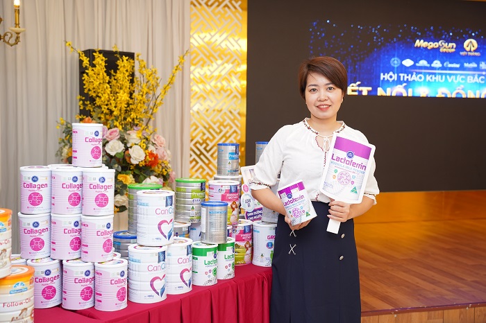 Hội nghị vô cùng vinh dự khi không chỉ nhận được sự quan tâm và góp mặt của đại diện những nhãn hàng trong “đại gia đình” Megasun Group như Nature’s Way, Careline, Olympian Labs, Mason Natural, Dinofa, Nhị Nguyên Đường… mà còn nhận được sự ủng hộ của rất nhiều khách hàng và đối tác chiến lược khu vực Bắc Ninh.