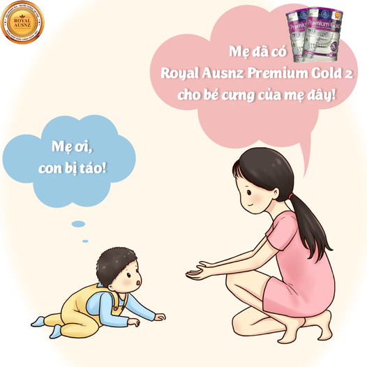 Premium Gold 2 không gây táo bón cho trẻ