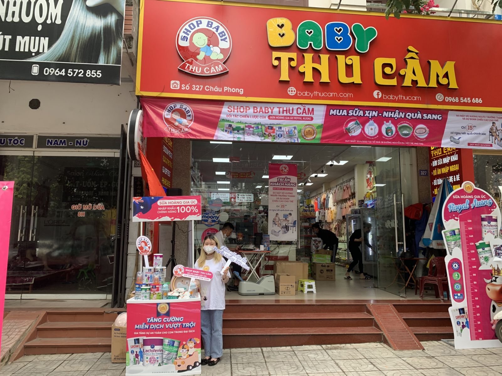 chương trình tri ân tại shop Baby Thu Cầm