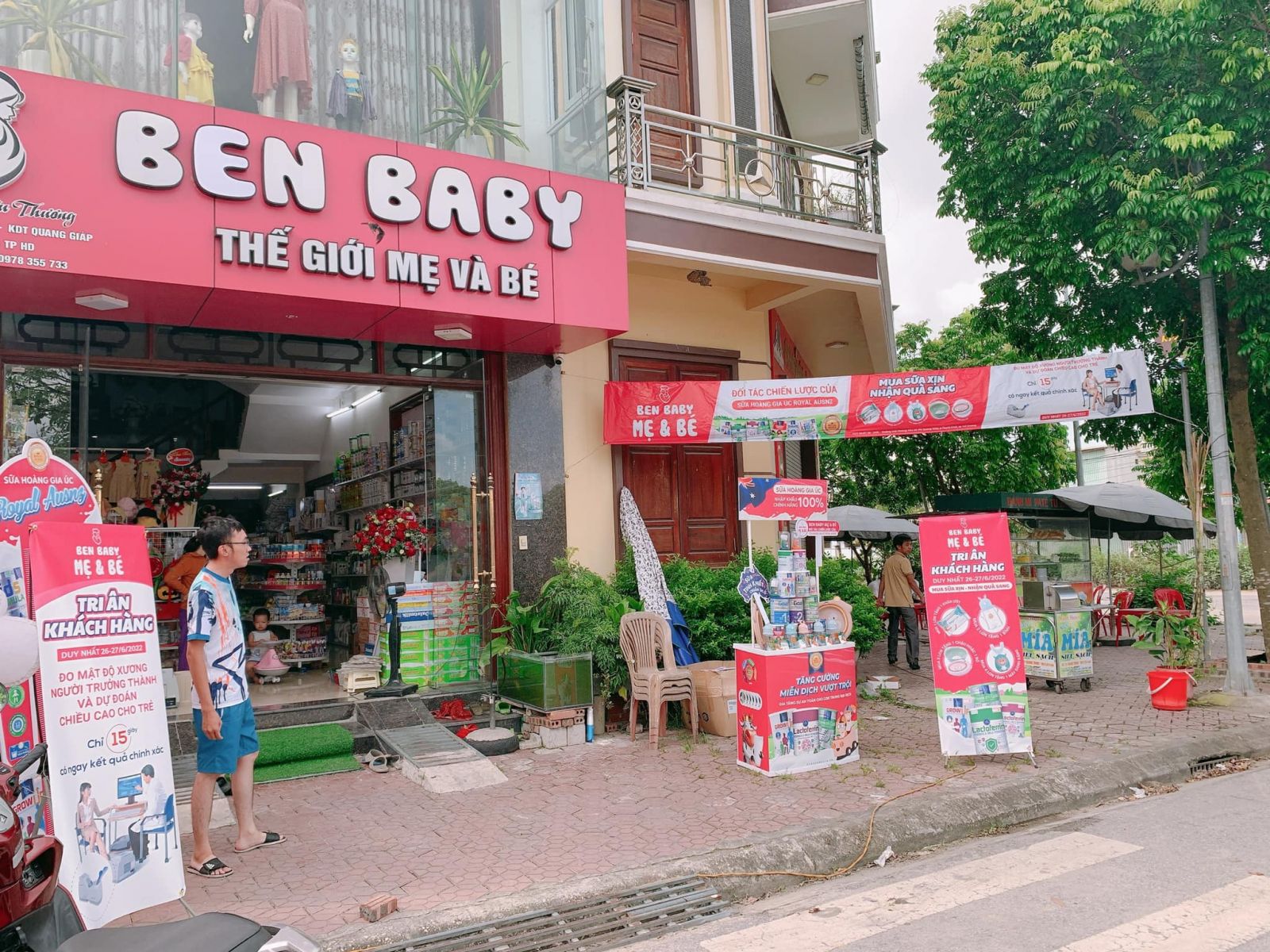 Trade and show tại Ben Baby - Đại lý mẹ và bé uy tín hàng đầu thành phố Hải Dương