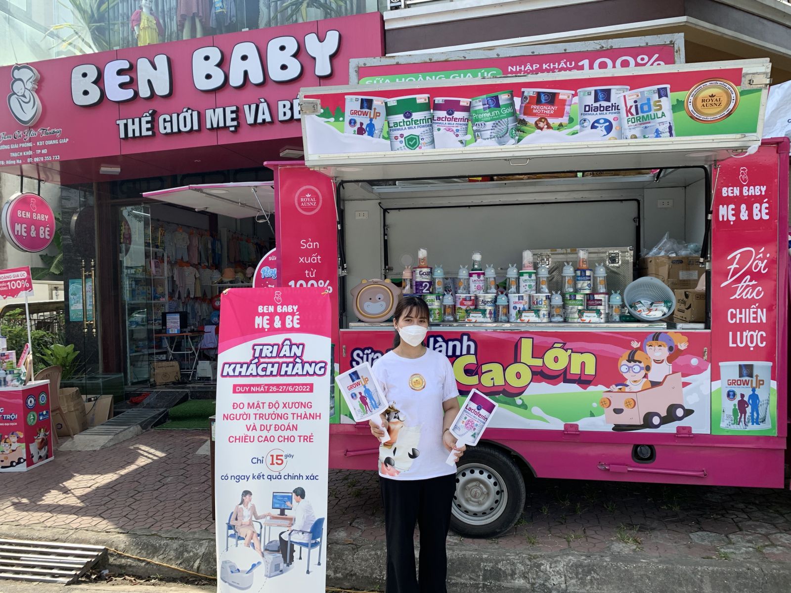 Trade and show tại Ben Baby - Đại lý mẹ và bé uy tín hàng đầu thành phố Hải Dương