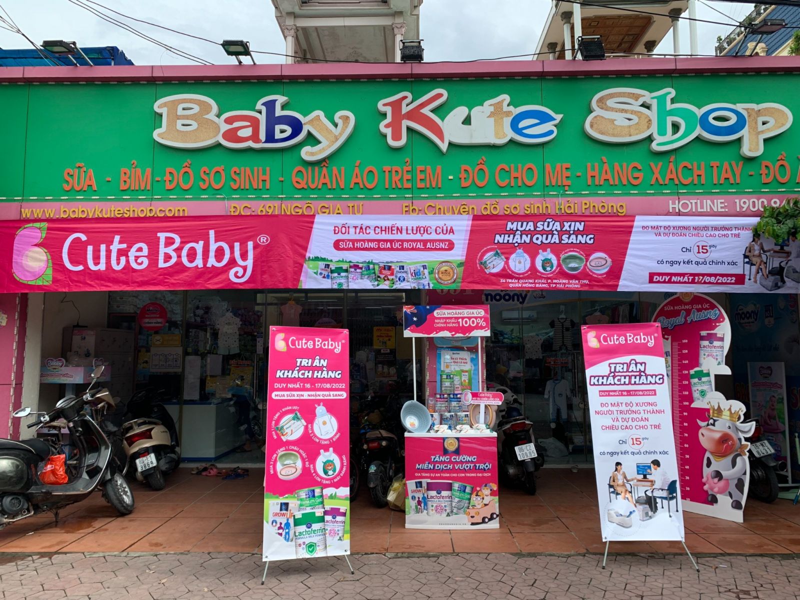 Trade and show tại Cute Baby