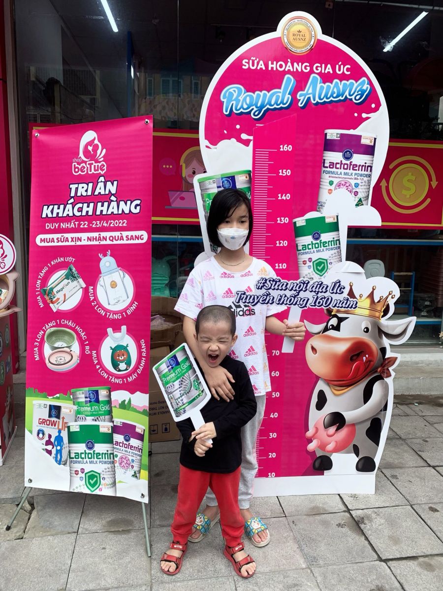Trade & Show Shop Bé Tuệ Thanh Hóa – Điểm đến uy tín được Sữa Hoàng Gia Royal Ausnz tin tưởng chọn lựa