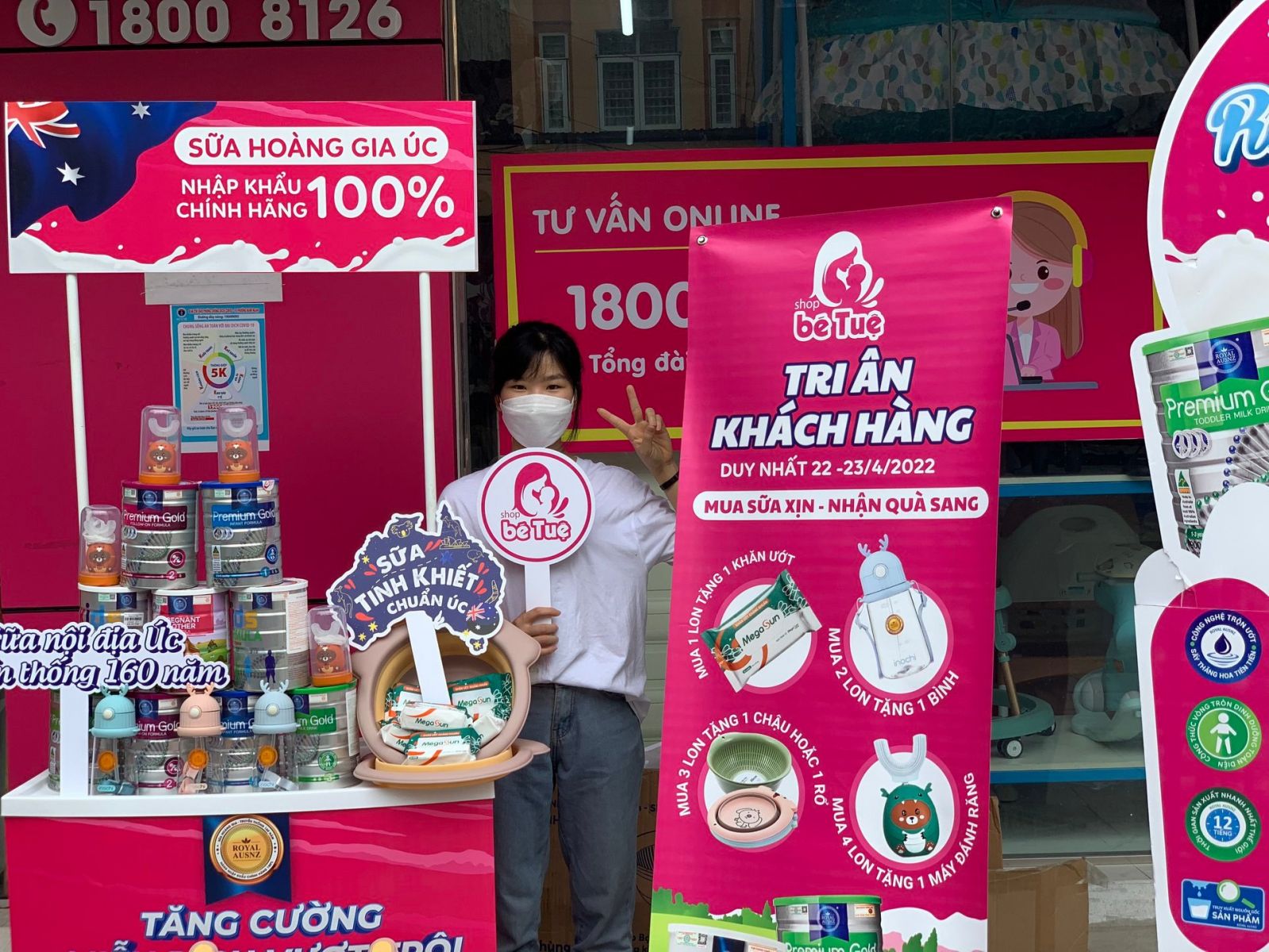 Trade & Show Shop Bé Tuệ Thanh Hóa – Điểm đến uy tín được Sữa Hoàng Gia Royal Ausnz tin tưởng chọn lựa
